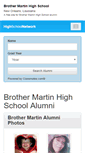 Mobile Screenshot of brothermartinhighschool.net